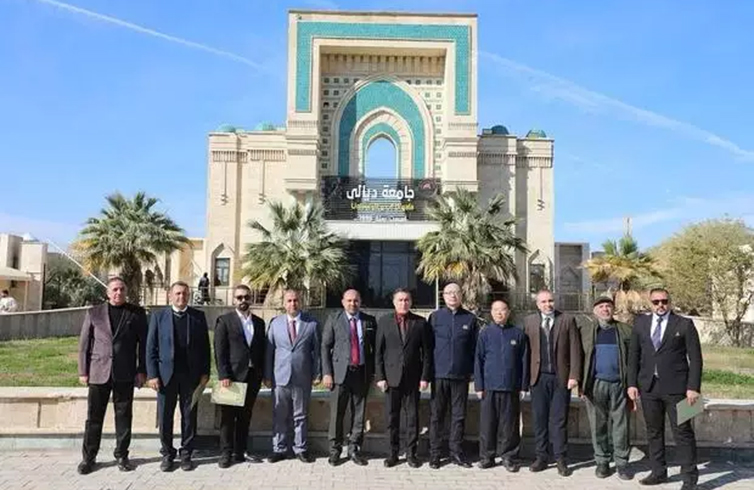 NMF Funds Road Paving Project at Diyala University